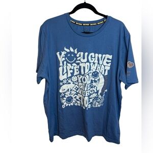 SmileyWorld Men’s Blue Graphic Tee